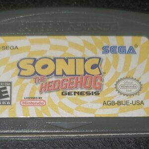 Sonic the Hedgehog Genesis GBA Video Game Gameboy Advance